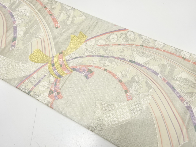 JAPANESE FUKURO OBI / WOVEN NOSHI PATTERN